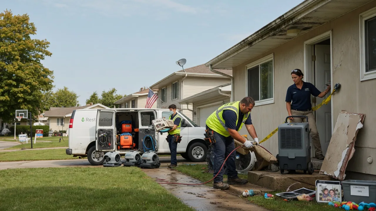 Water Damage Restoration in Cherry Valley, IL near me